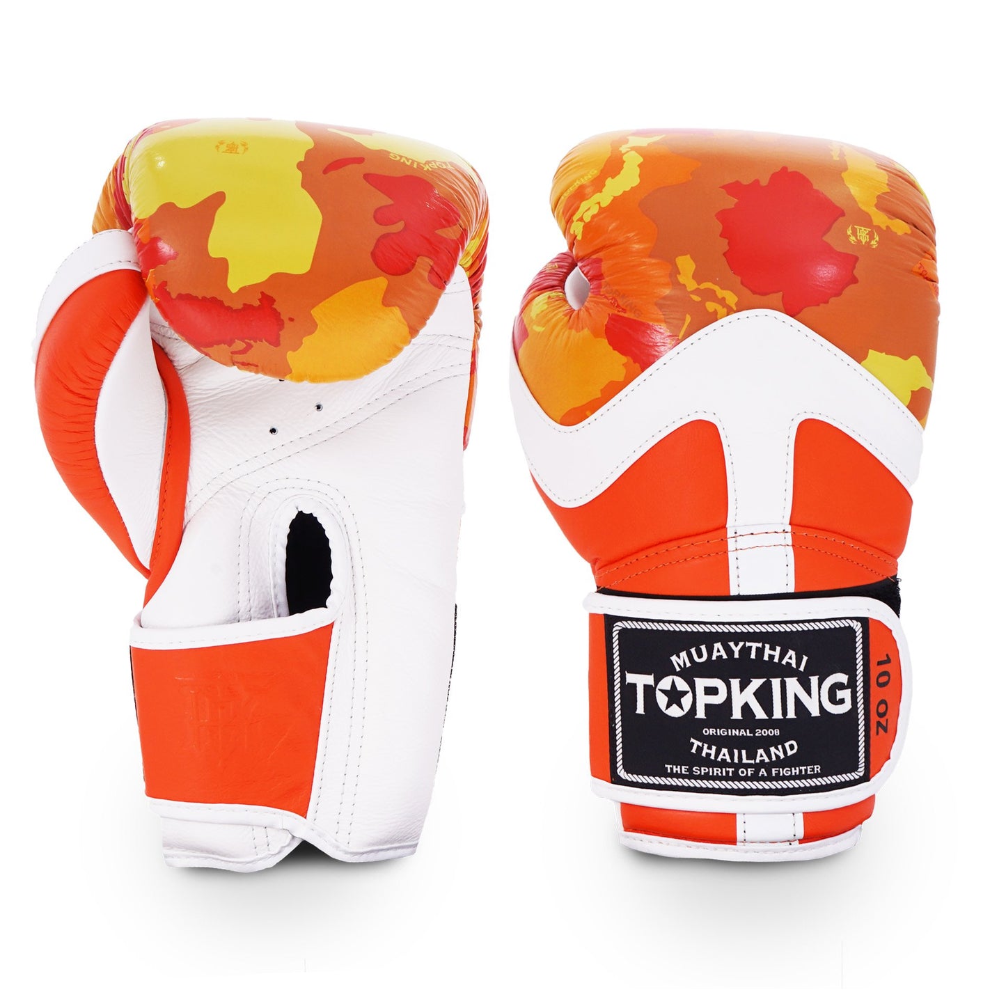 TKB GLOVES CAMOUFLAGE LEATHER HOOK-AND-LOOP