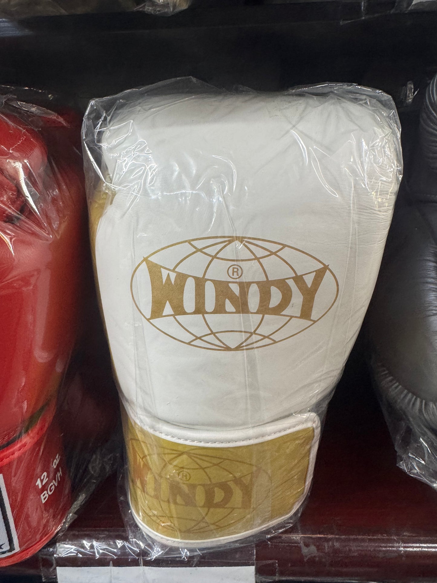WINDY GLOVES BGVH LEATHER HOOK-AND-LOOP BOXING PROFESSIONAL CLASSIC