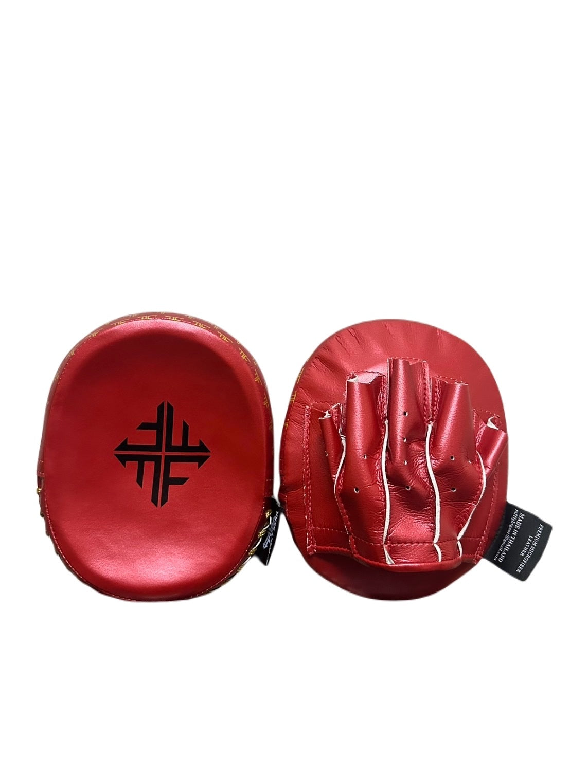 MAN FIGHT LEATHER FOCUS MITTS