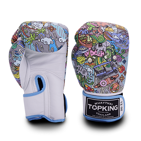 TKB GLOVES TKBGCT-1T1 LEATHER HOOK-AND-LOOP THAI CULTURE