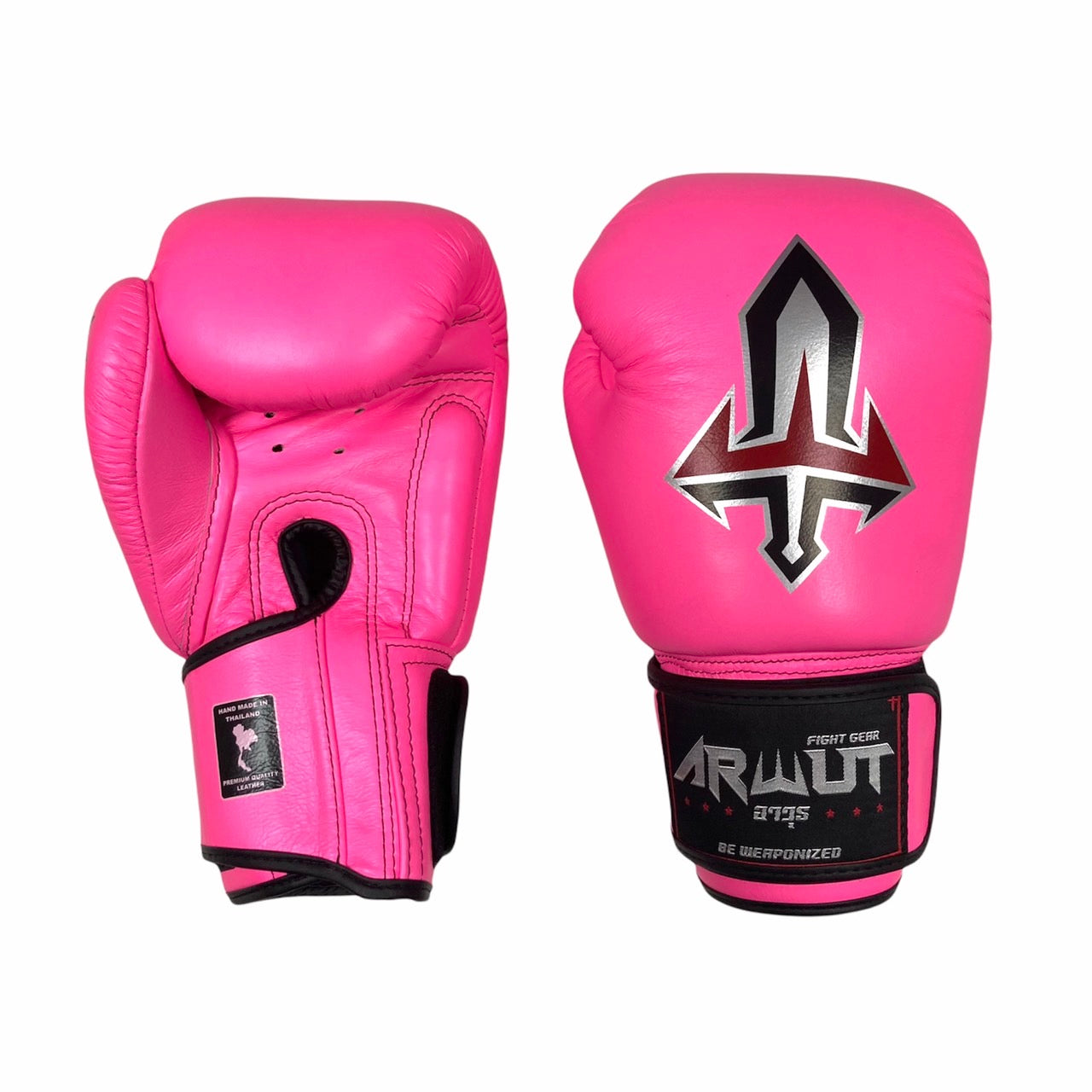 ARWUT GLOVES BG1 HOOK-AND-LOOP BOXING GLOVES LEATHER