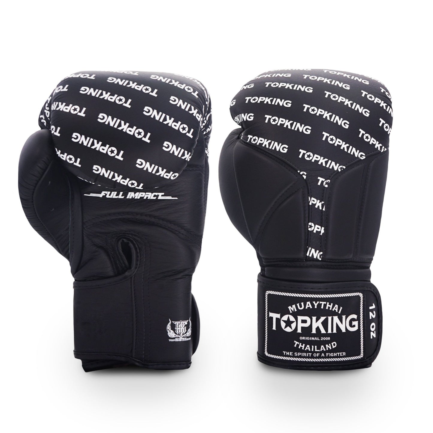 TKB GLOVES FULL IMPACT SINGLE TONE TKBGFI-YW LEATHER HOOK-AND-LOOP