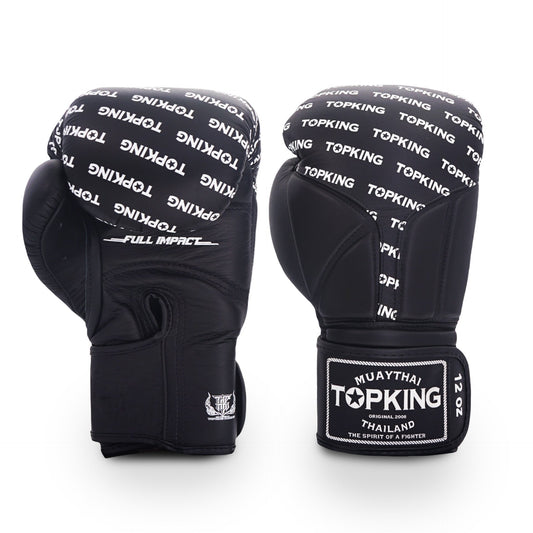 TKB GLOVES FULL IMPACT SINGLE TONE TKBGFI-YW LEATHER HOOK-AND-LOOP