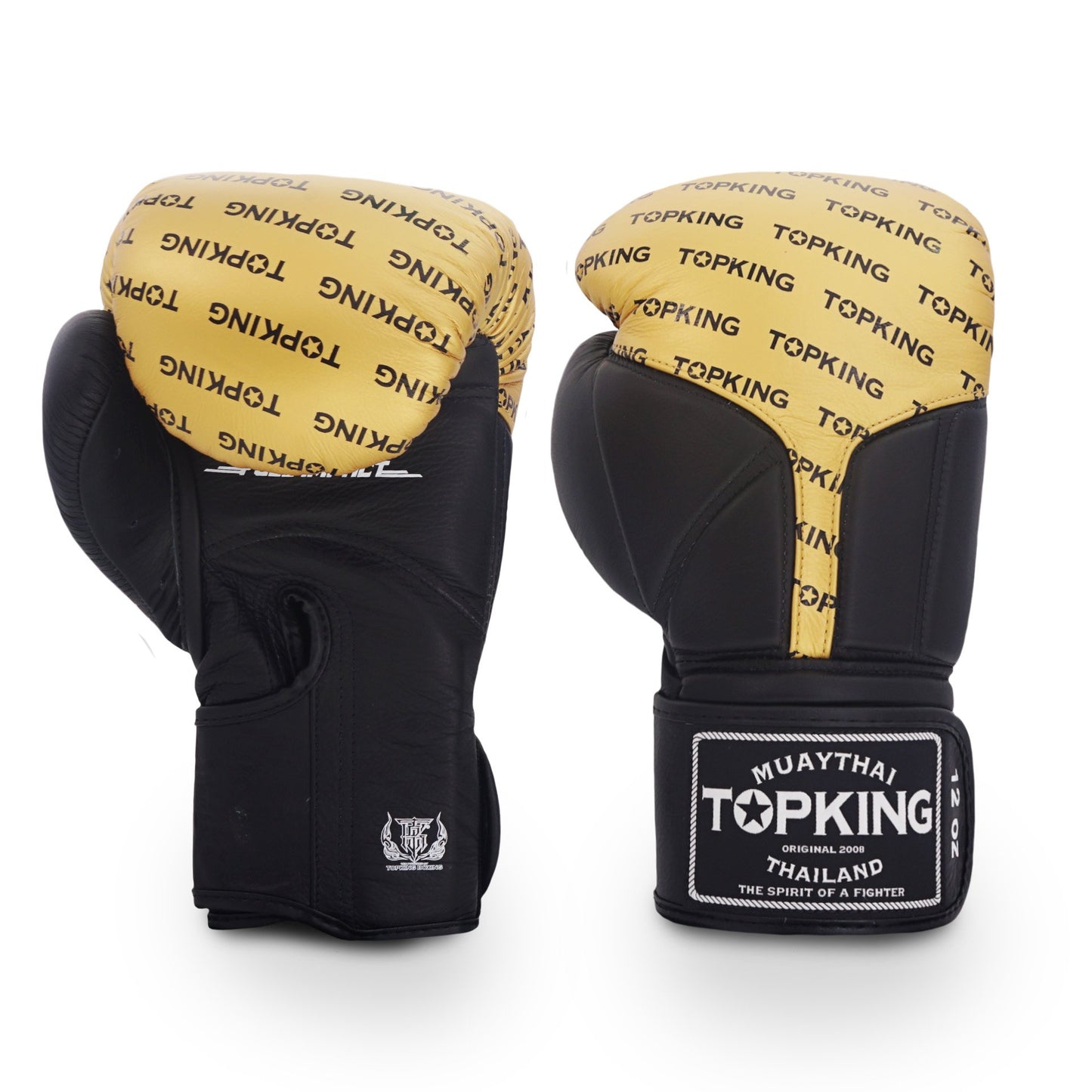 TKB GLOVES FULL IMPACT DOUBLE TONE TKBGFI  LEATHER HOOK-AND-LOOP