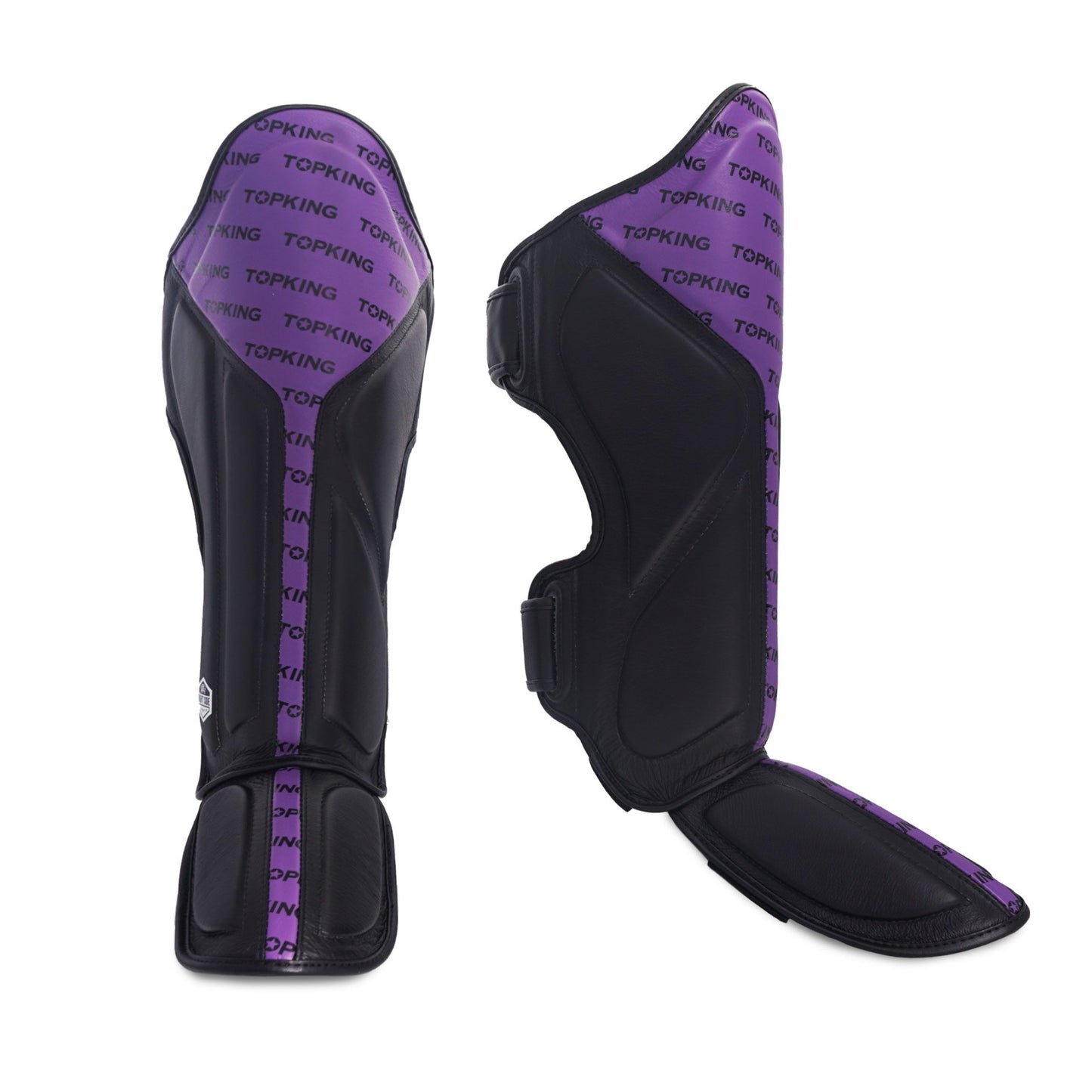 TKB SHIN PROTECTION FULL IMPACT DOUBLE TONE TKSGFI LEATHER HOOK-AND-LOOP