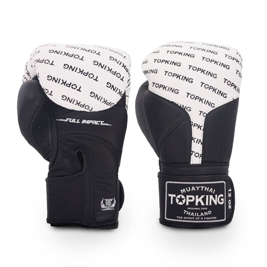 TKB GLOVES FULL IMPACT DOUBLE TONE TKBGFI  LEATHER HOOK-AND-LOOP