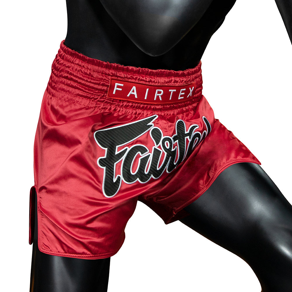 FAIRTEX SHORTS BS1936 MUAY THAI RED DIAMOND