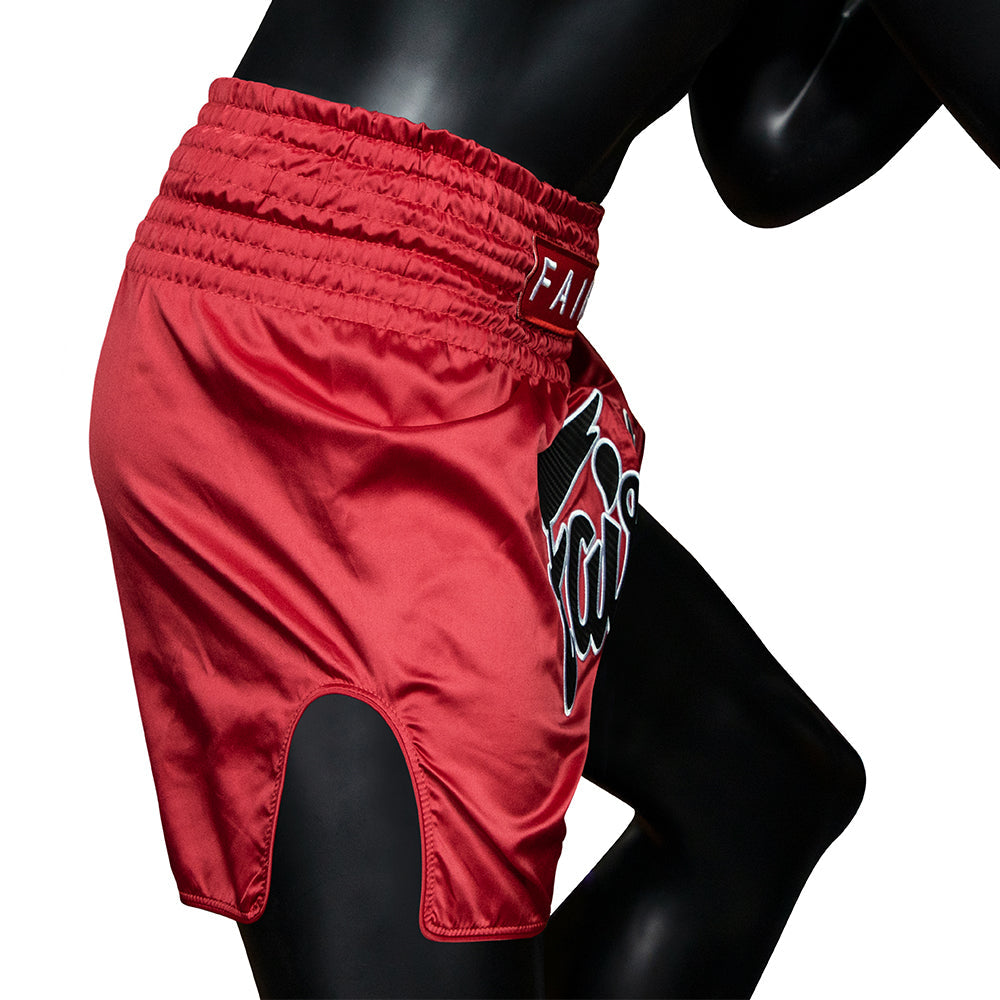 FAIRTEX SHORTS BS1936 MUAY THAI RED DIAMOND