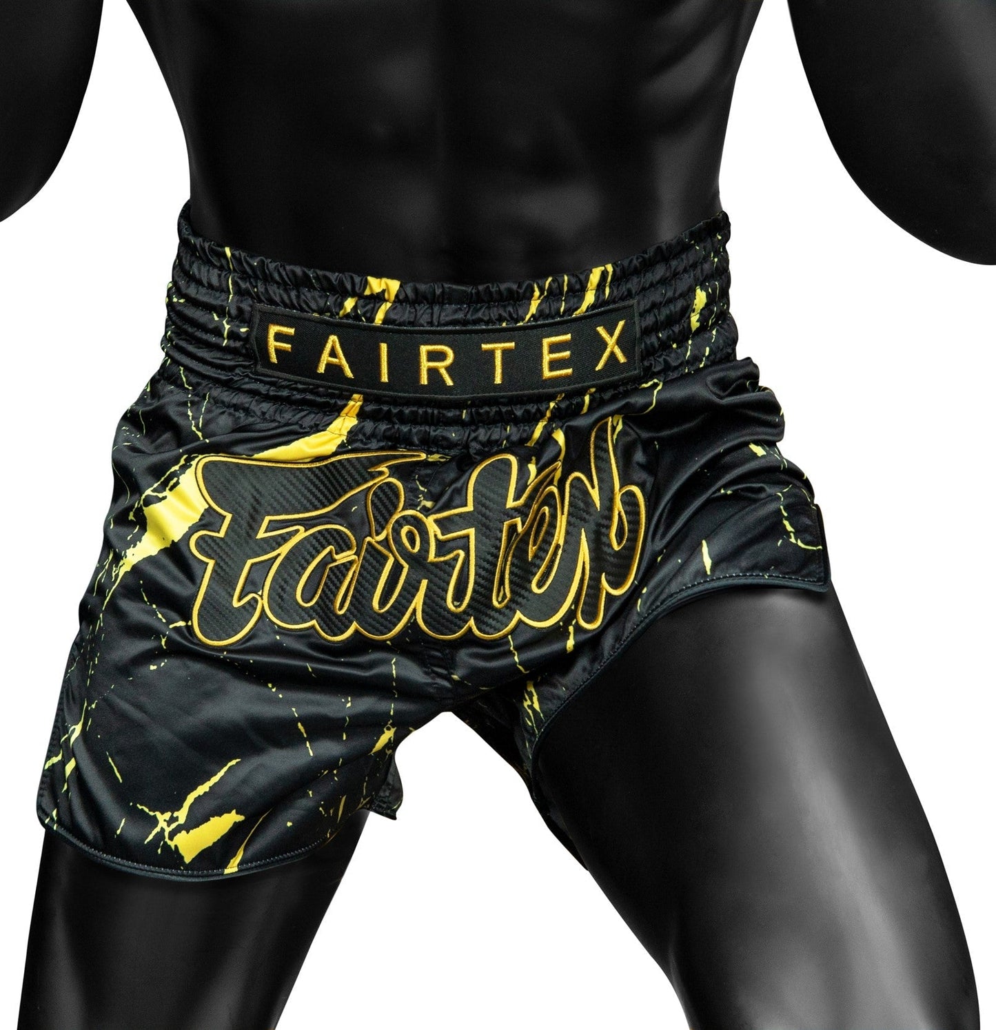 FAIRTEX SHORTS BS1947 MUAY THAI BLACK MARBLE