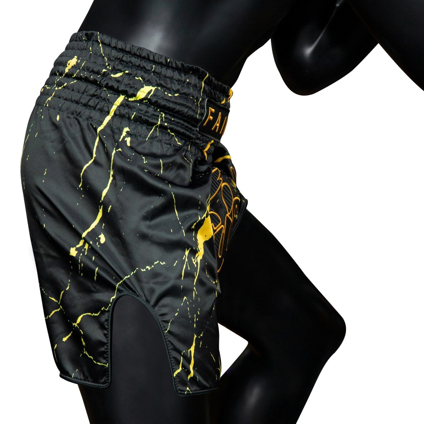 FAIRTEX SHORTS BS1947 MUAY THAI BLACK MARBLE