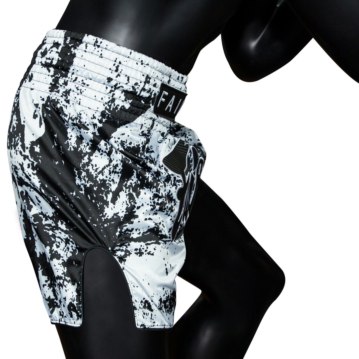 FAIRTEX SHORTS BS1948 MUAY THAI GRUNGE WHITE
