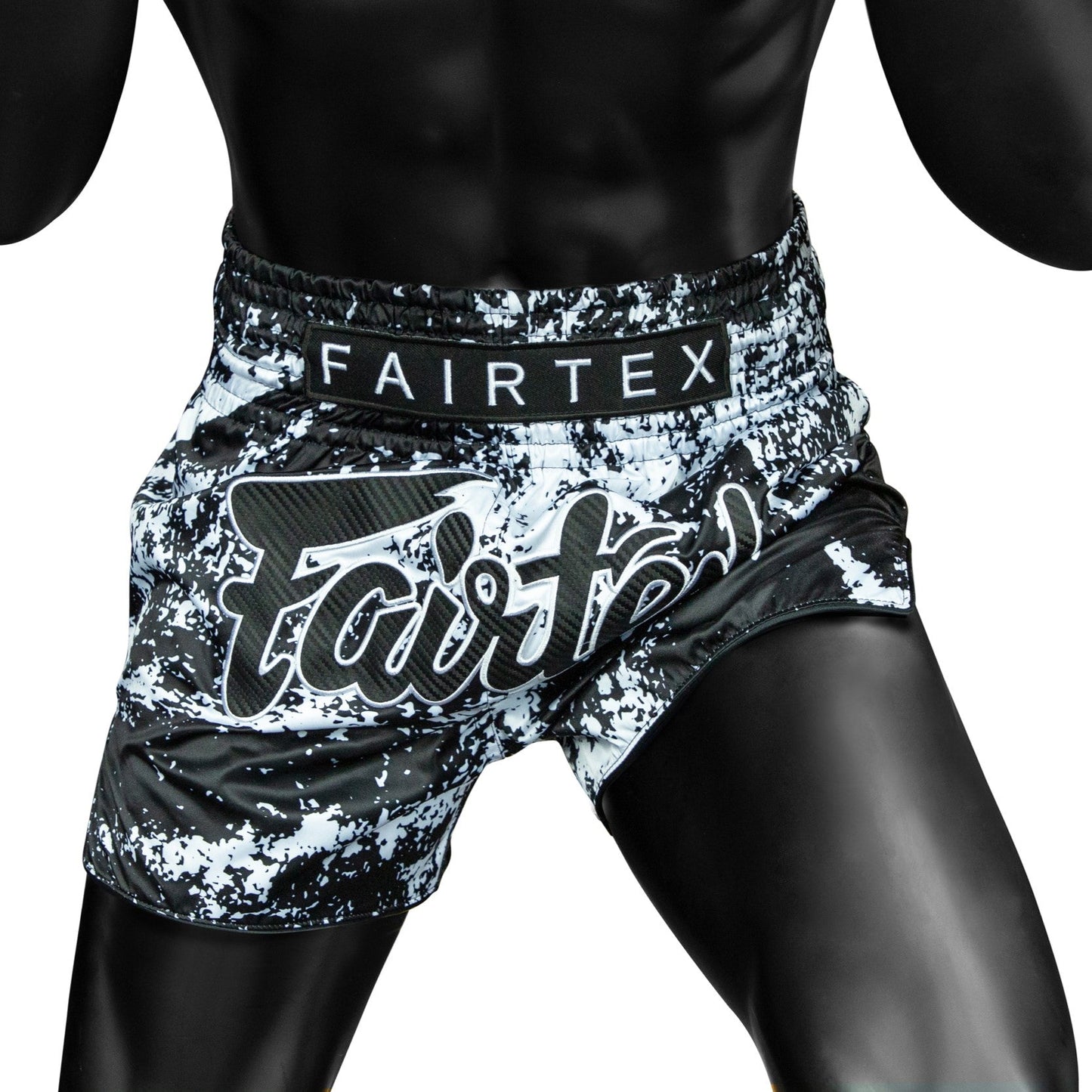 FAIRTEX SHORTS BS1949 MUAY THAI GRUNGE BLACK