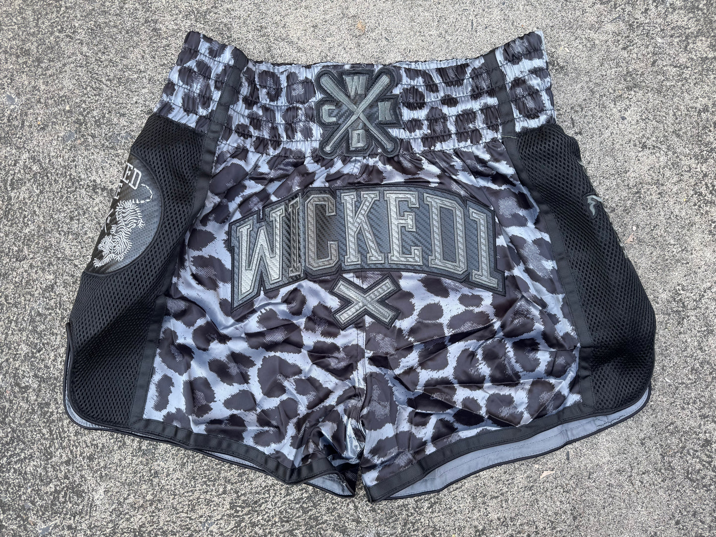 WICKED1X MUAY THAI SHORT LEOPARD