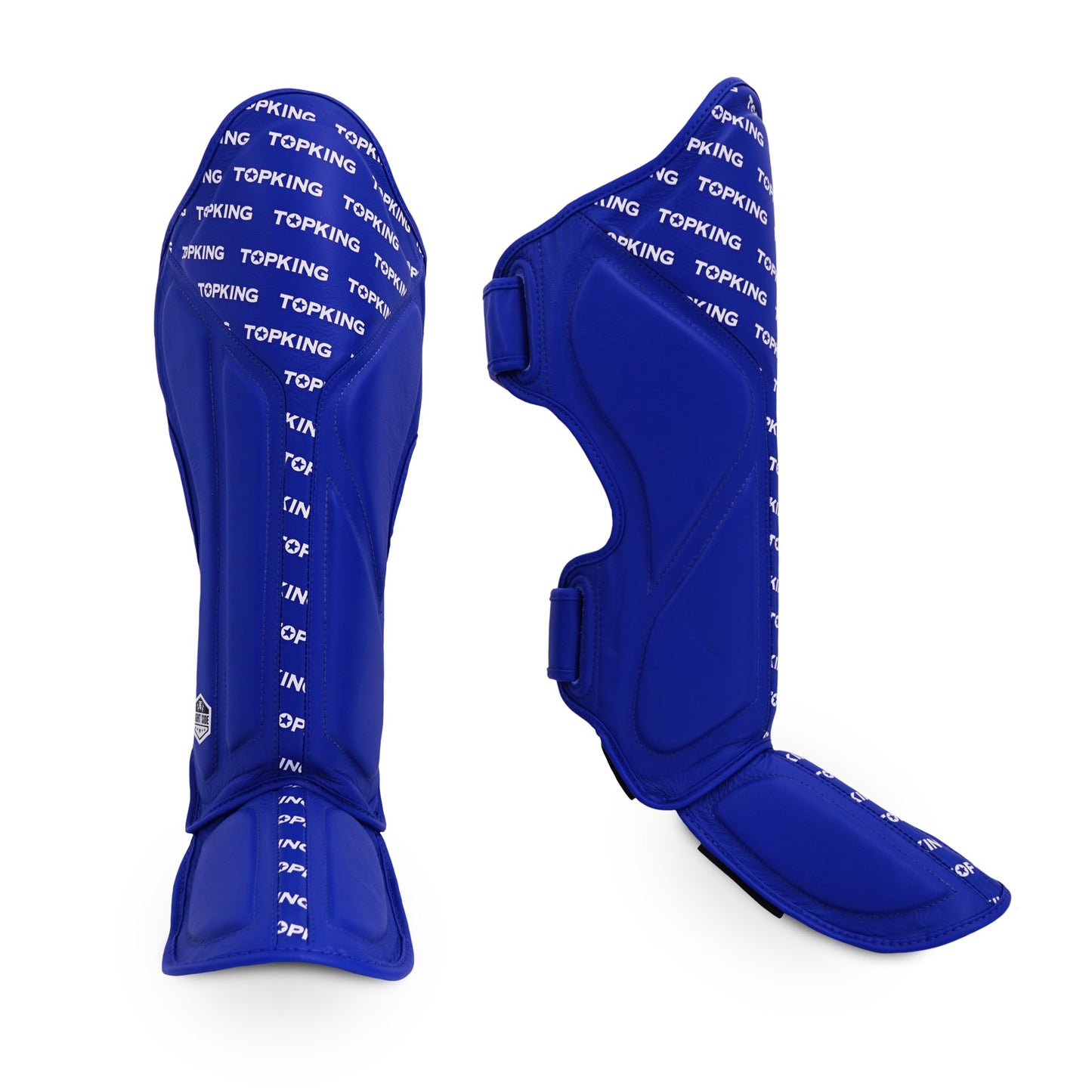 TKB SHIN PROTECTION FULL IMPACT SINGLE TONE TKSGFI LEATHER HOOK-AND-LOOP