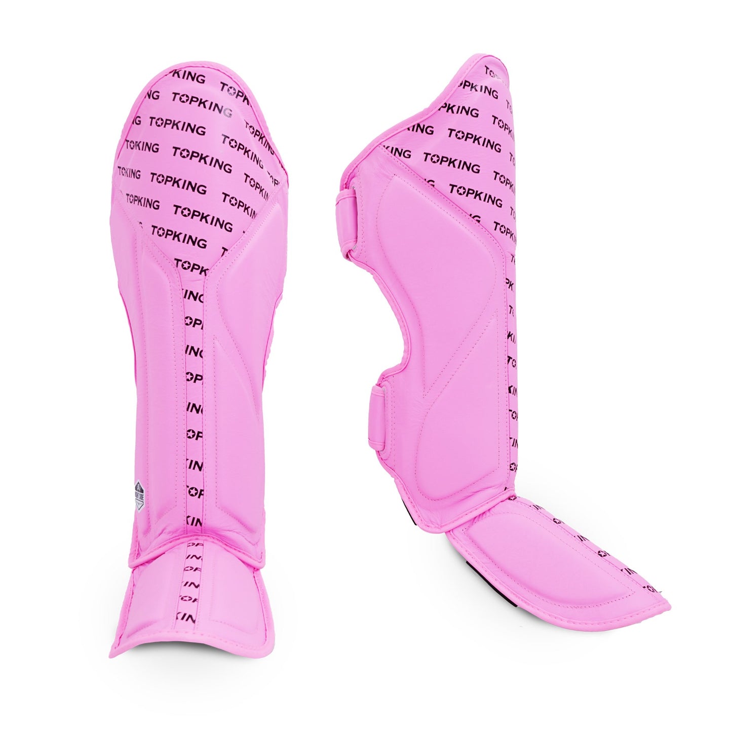 TKB SHIN PROTECTION FULL IMPACT SINGLE TONE TKSGFI LEATHER HOOK-AND-LOOP