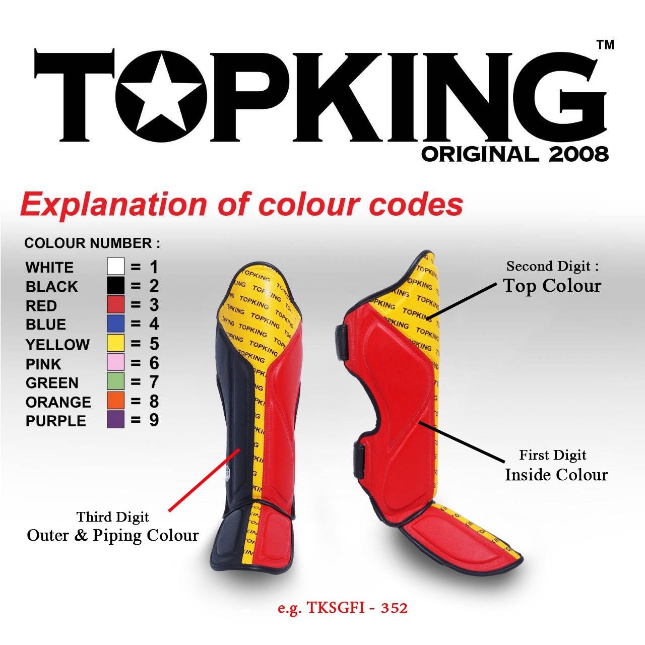 TKB SHIN PROTECTION FULL IMPACT SINGLE TONE TKSGFI LEATHER HOOK-AND-LOOP