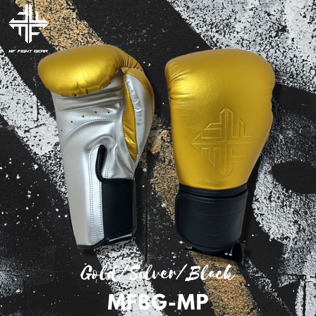 MAN FIGHT PRO BOXING GLOVES MFB-MP MASTER PREMIUM METTALIC