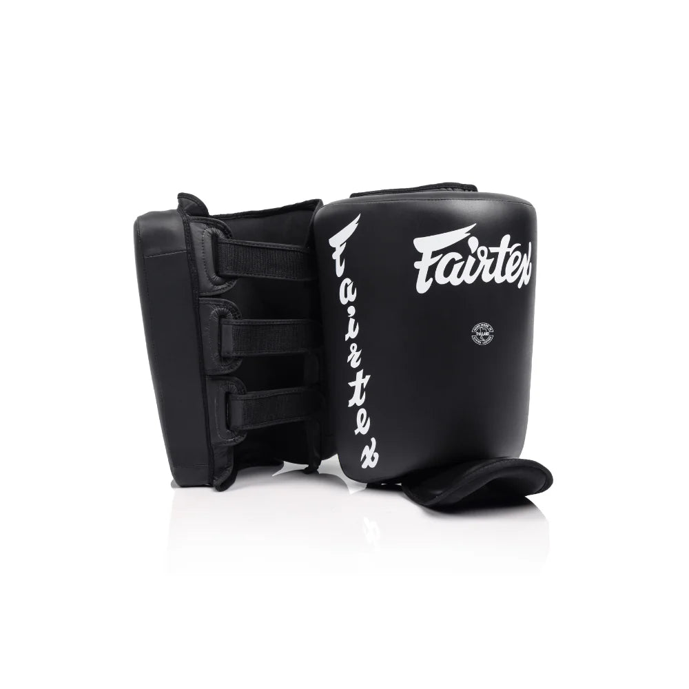 FAIRTEX SP10 MICROFIBER LEATHER CALF KICK PROTECTION  HOOK-AND-LOOP
