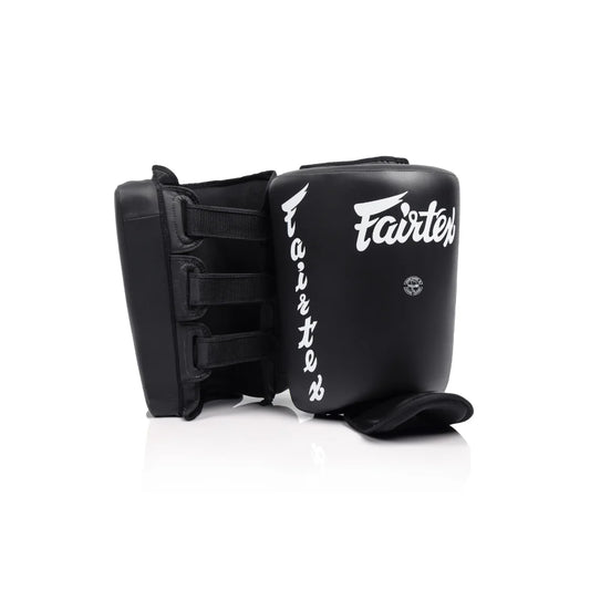 FAIRTEX SP10 MICROFIBER LEATHER CALF KICK PROTECTION  HOOK-AND-LOOP