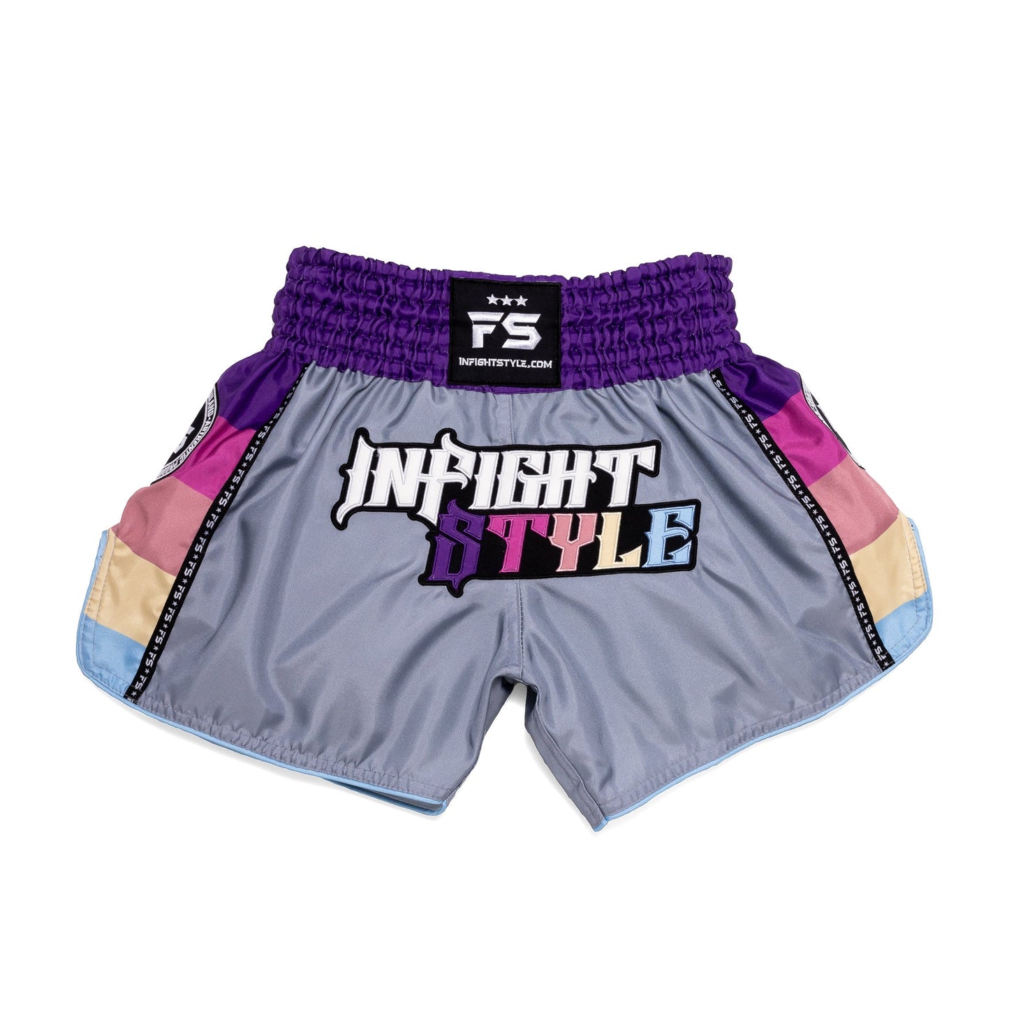 INFIGHTSTYLE SHORTS MUAY THAI NEUTRAL RETRO COLLECTION