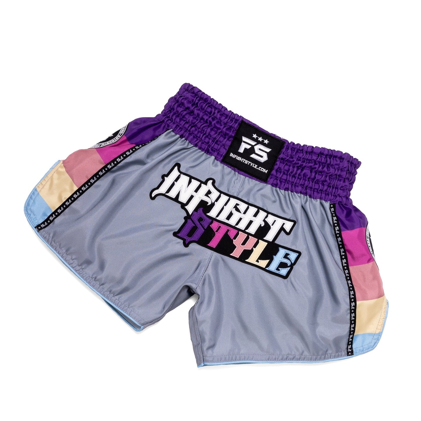 INFIGHTSTYLE SHORTS MUAY THAI NEUTRAL RETRO COLLECTION
