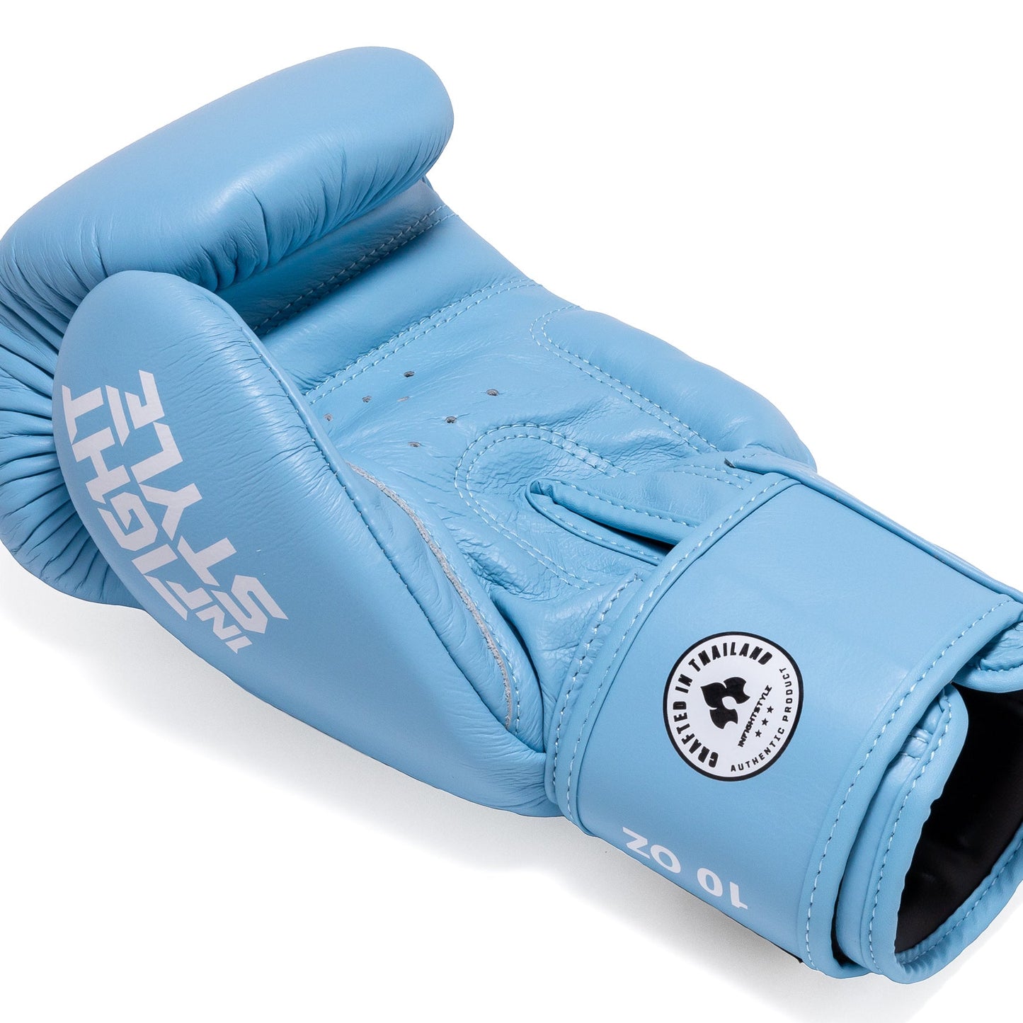 INFIGHTSTYLE GLOVES LEATHER HOOK-AND-LOOP CLASSIC MUAY THAI BOXING PRO NEW LOGO