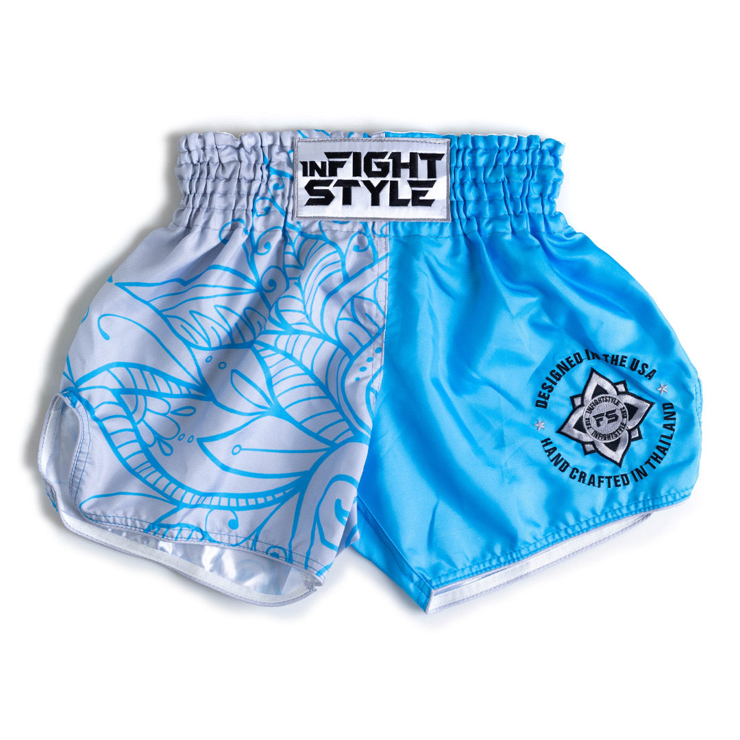 INFIGHTSTYLE SHORTS FANCY LOTUS RETRO