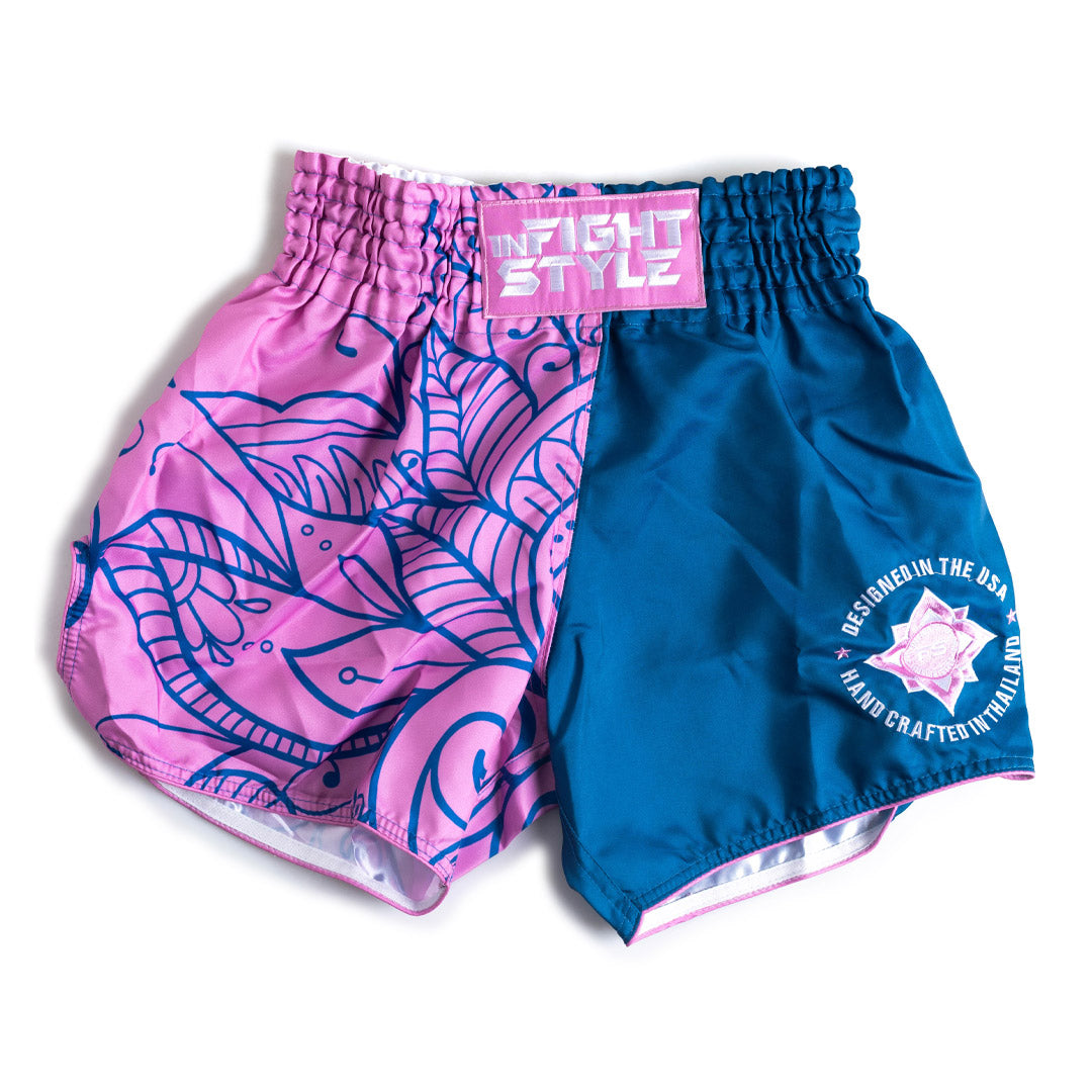 INFIGHTSTYLE SHORTS FANCY LOTUS RETRO
