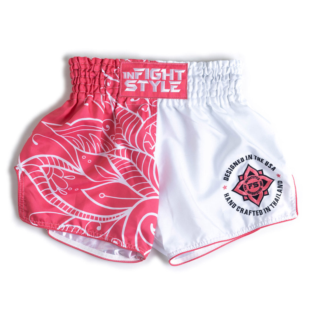 INFIGHTSTYLE SHORTS FANCY LOTUS RETRO