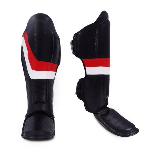 TKB SHIN PROTECTION TKSGIN INNOVATION LEATHER HOOK-AND-LOOP