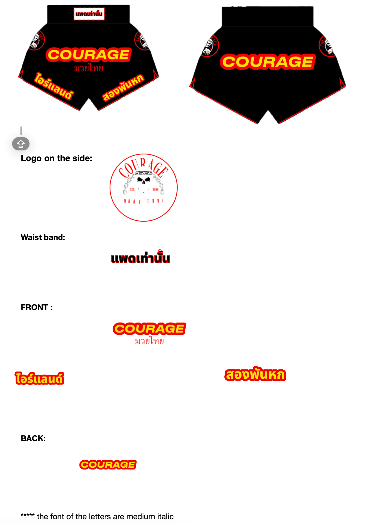 CUSTOMIZATION BY CUSTOMER REQUEST