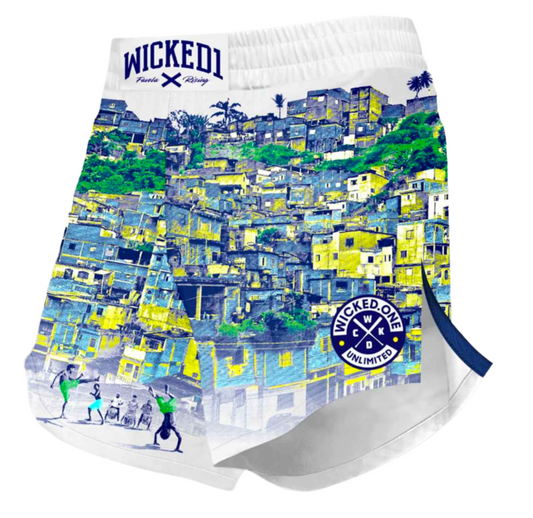 WICKED 1 X MMA SHORTS FAVELA