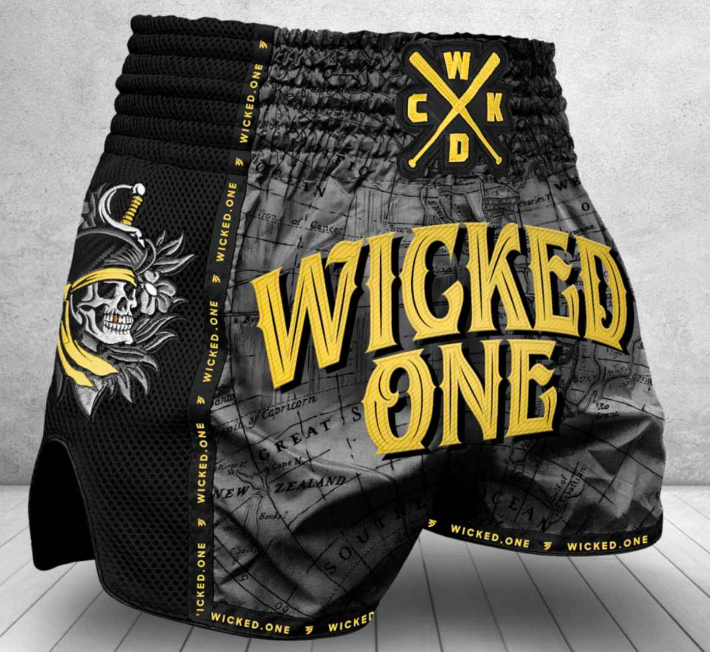 WICKED1X MUAY THAI SHORT HACKER