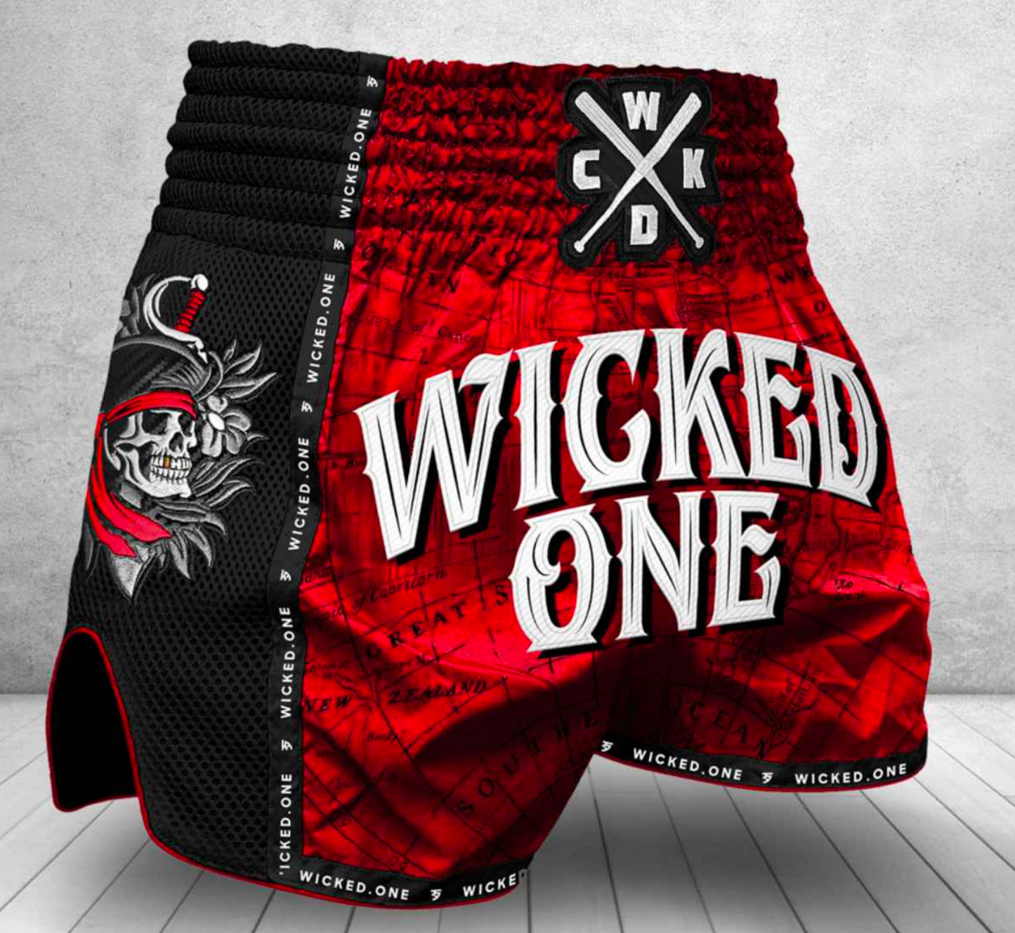 WICKED1X MUAY THAI SHORT HACKER