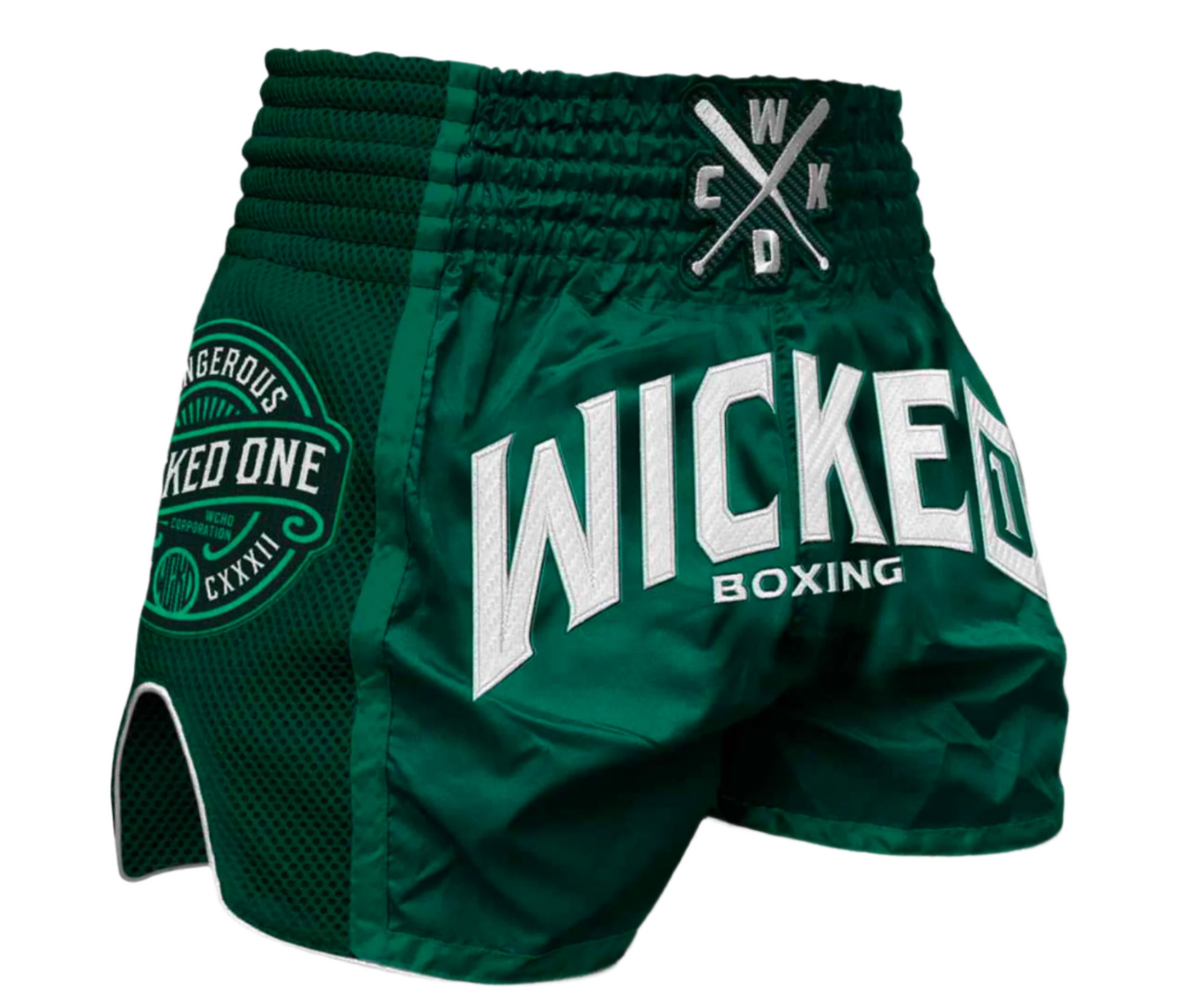 WICKED1X MUAY THAI SHORT BLOCK