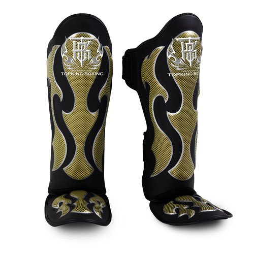 TKB SHIN PROTECTION TKSGEM-01 EMPOWER LEATHER HOOK-AND-LOOP