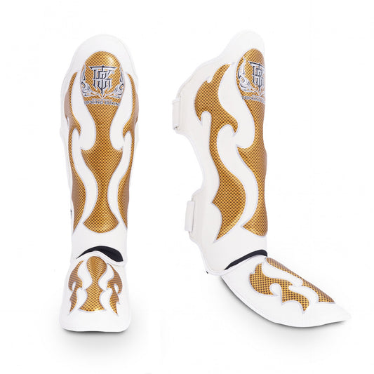 TKB SHIN PROTECTION TKSGEM-01 EMPOWER LEATHER HOOK-AND-LOOP