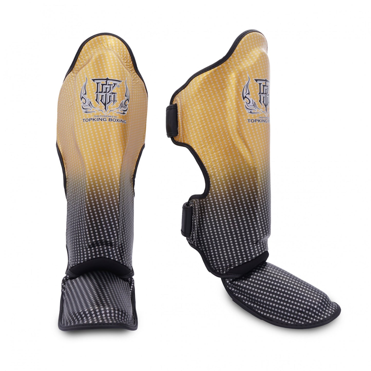 TKB SHIN PROTECTION TKSGSS-01 SUPER STAR LEATHER HOOK-AND-LOOP