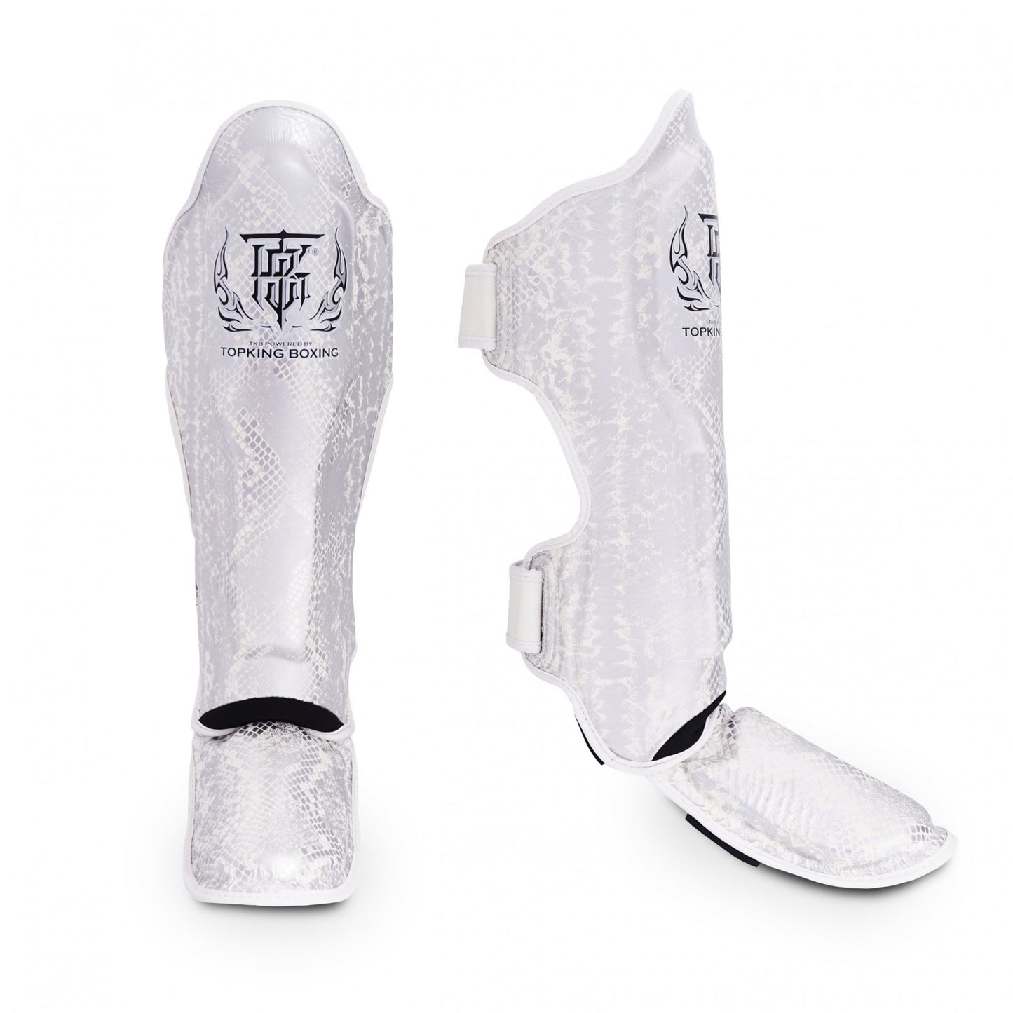 TKB SHIN PROTECTION TKSGSS-02 SUPER SNAKE LEATHER HOOK-AND-LOOP