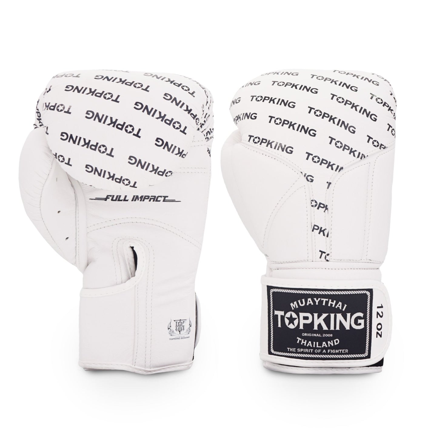 TKB GLOVES FULL IMPACT SINGLE TONE TKBGFI-YW LEATHER HOOK-AND-LOOP
