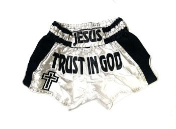 LUMPINEE SHORTS RETRO CHRISTMAS DAY REAL MUAY THAI PROFESSIONAL