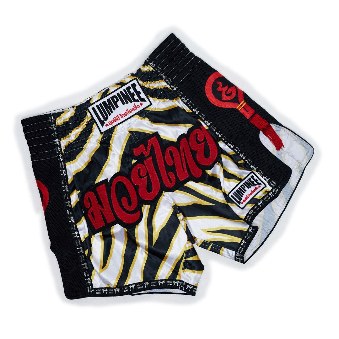 LUMPINEE SHORTS RETRO WILD TRIBE REAL MUAY THAI PROFESSIONAL