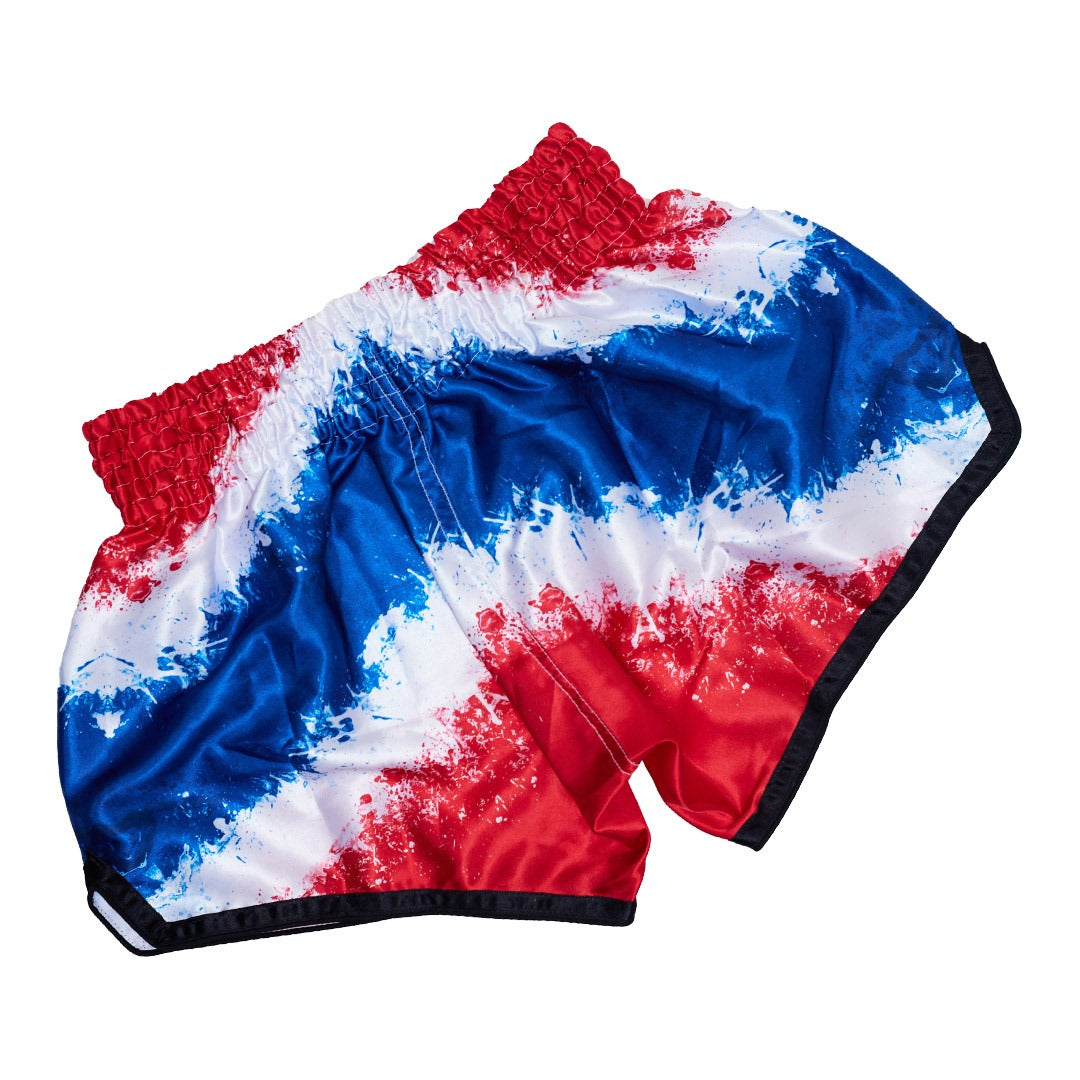 LUMPINEE SHORTS RETRO MUAY THAI BOXING LUM-RETRO FLAG2