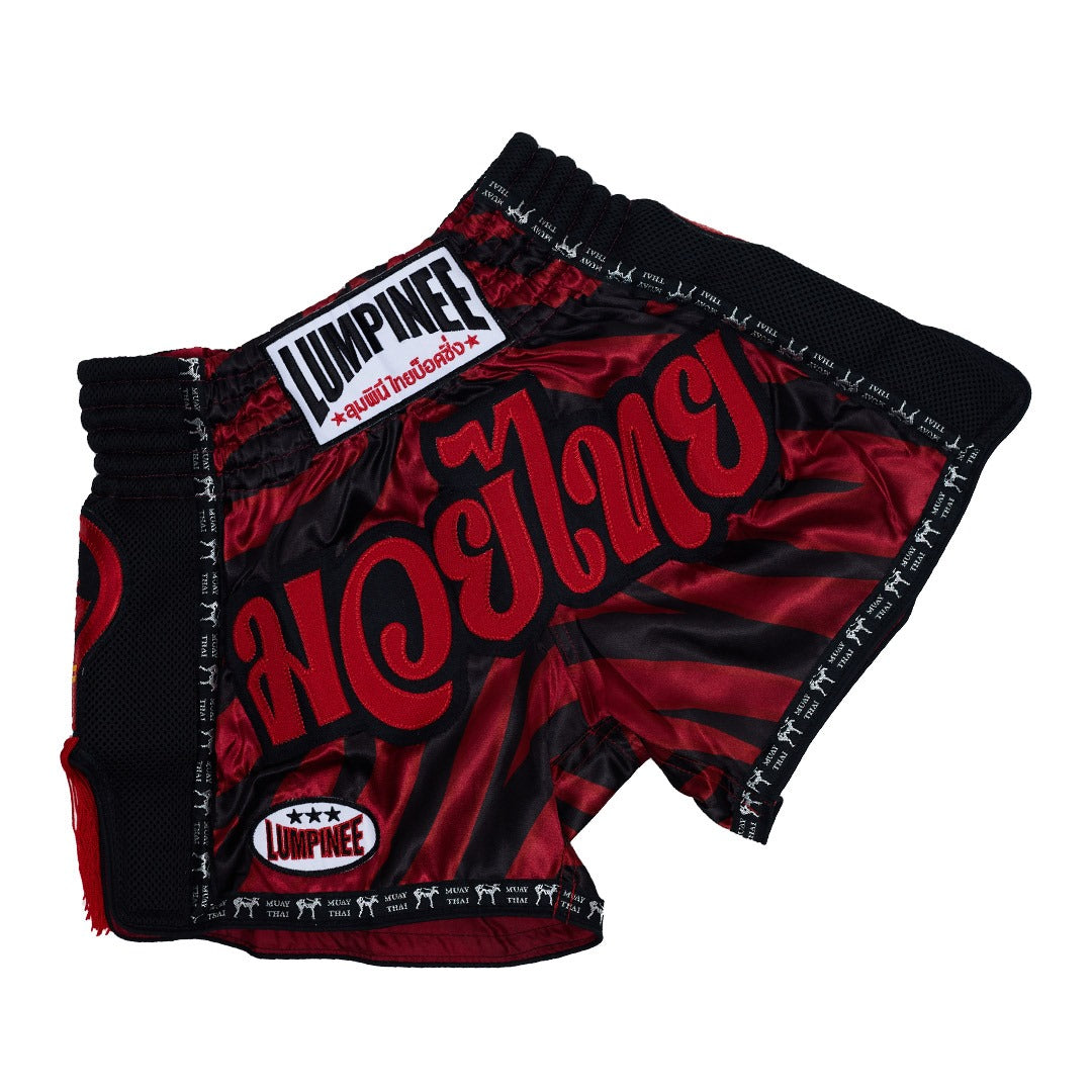 LUMPINEE SHORTS RETRO WILD TRIBE REAL MUAY THAI PROFESSIONAL