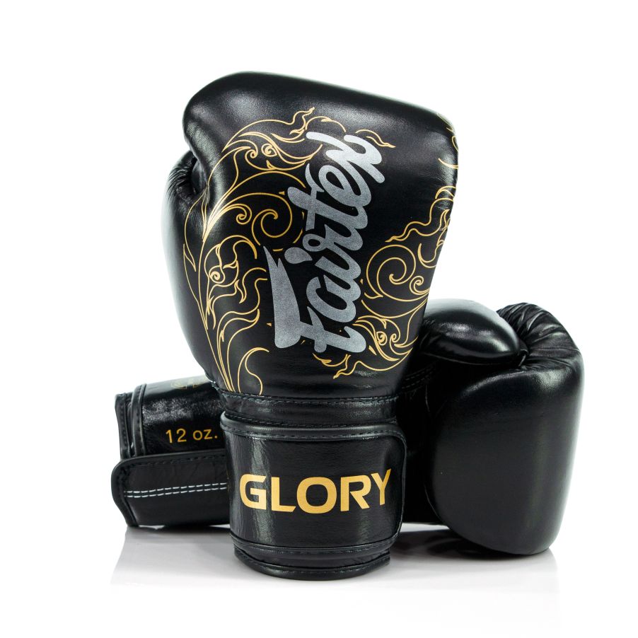 FAIRTEX GLOVES BGVG3 GLORY KICKBOXING LEATHER HOOK-AND-LOOP PREMIUM