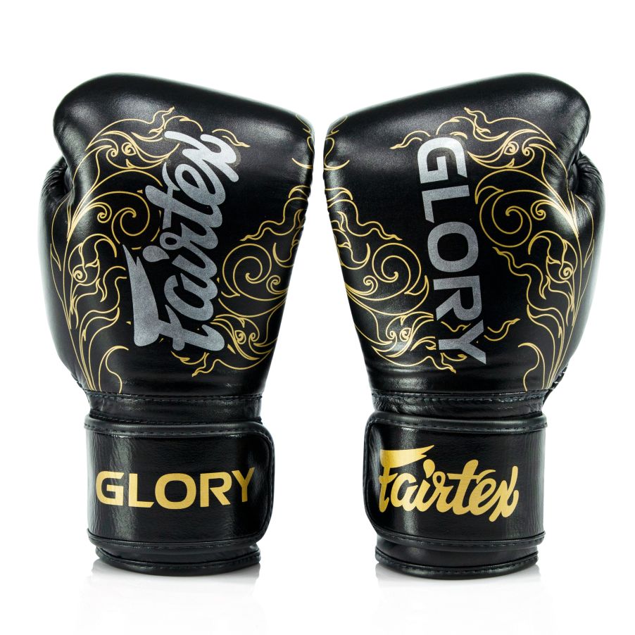 FAIRTEX GLOVES BGVG3 GLORY KICKBOXING LEATHER HOOK-AND-LOOP PREMIUM