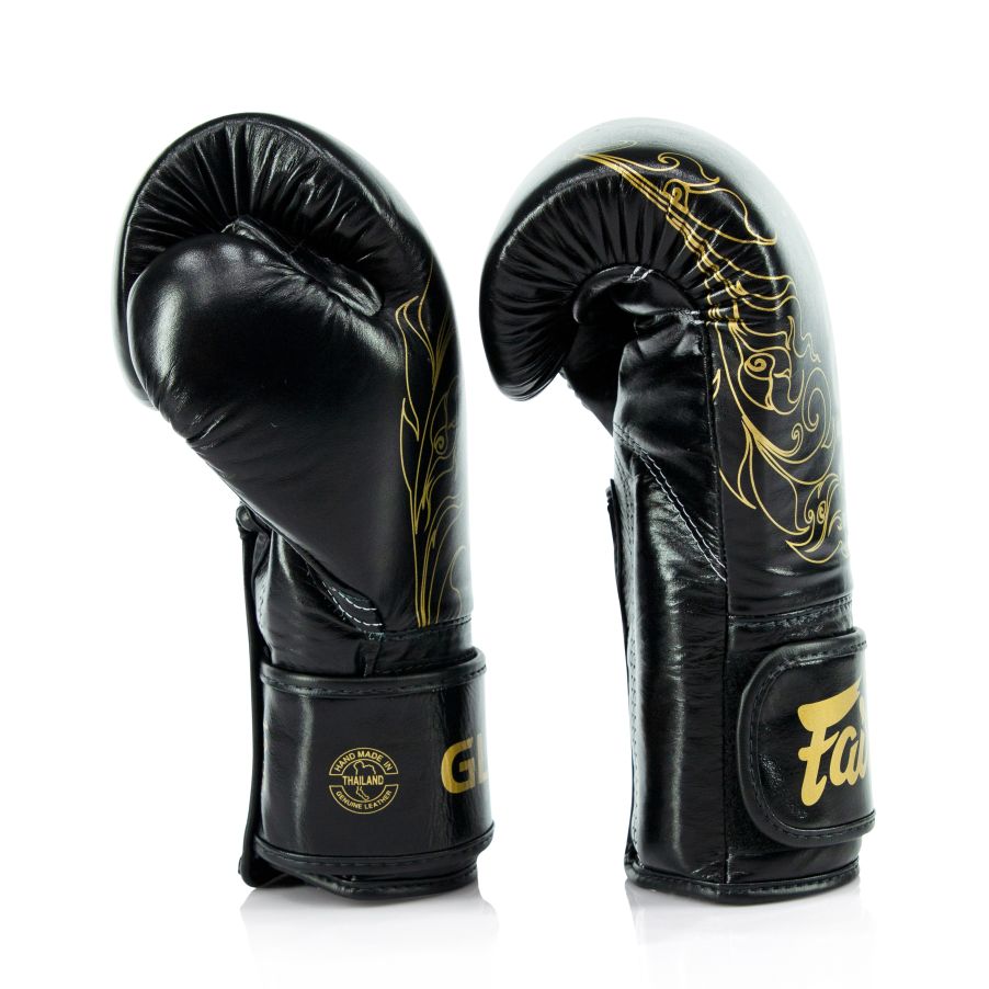 FAIRTEX GLOVES BGVG3 GLORY KICKBOXING LEATHER HOOK-AND-LOOP PREMIUM