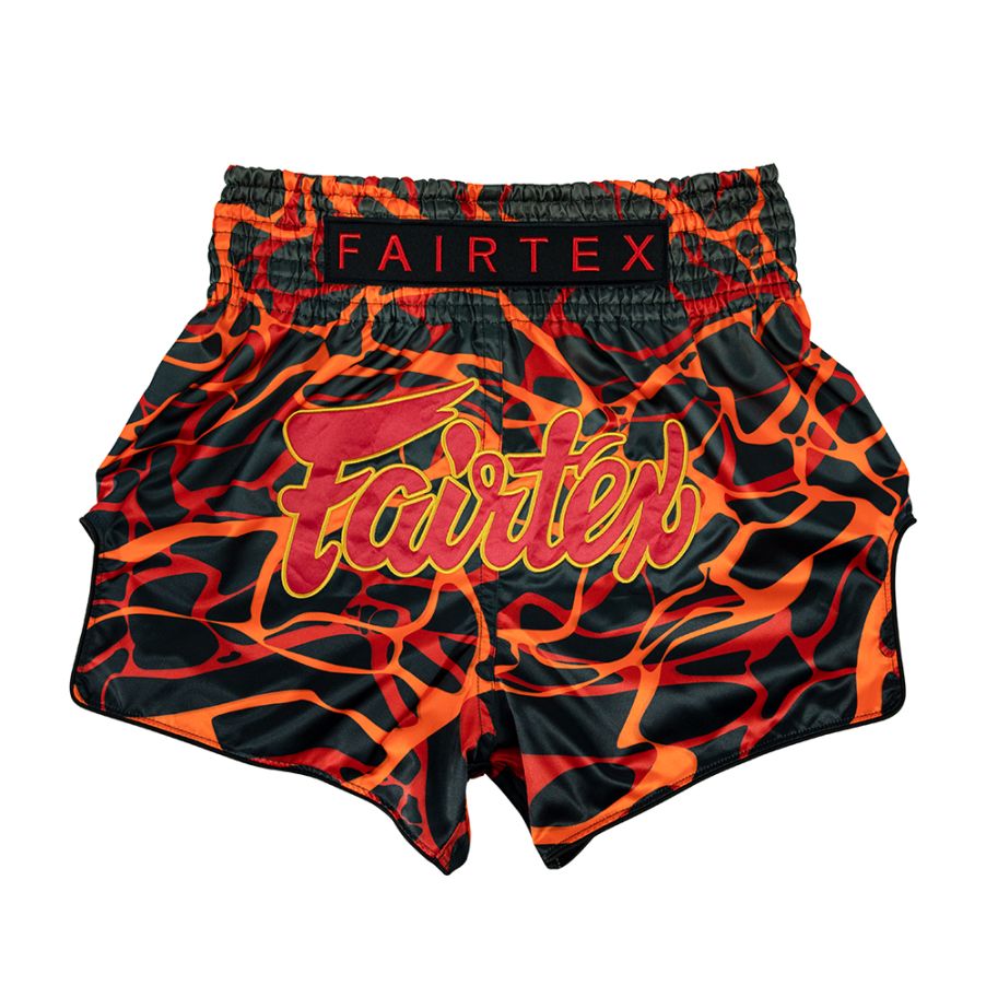 FAIRTEX SHORTS BS1927 & BS1926 MUAY THAI  MAGMA 'GREEN' and "RED"