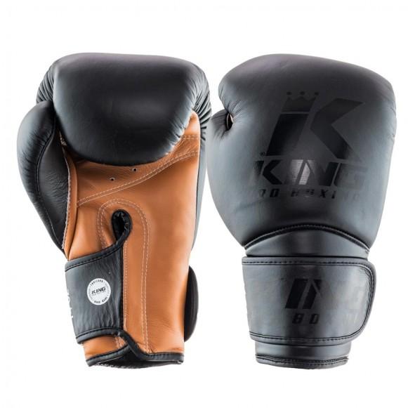 KINGPRO GLOVES STAR1 LEATHER HOOK-AND-LOOP