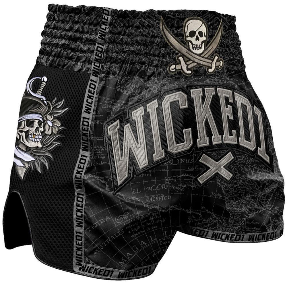 WICKED1X MUAY THAI SHORT PIRATES
